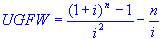 uniform gradient future worth equation