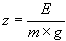 Potential energy equation arranged to solve for height: height potential energy divided by mass and gravity