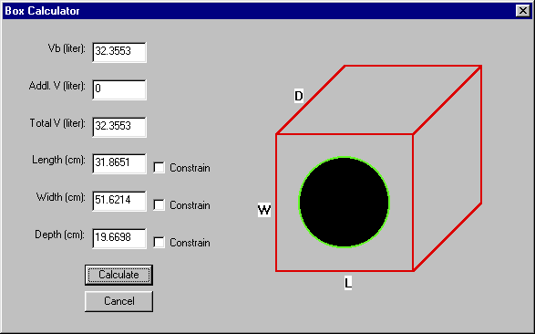 Subwoofer Box Design