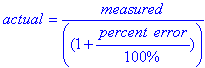 Percent Error Equations Formulas Calculator