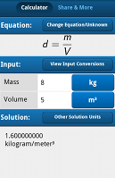 volume calculator density